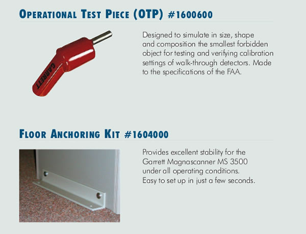 MS3500安檢門(mén)結構示意圖